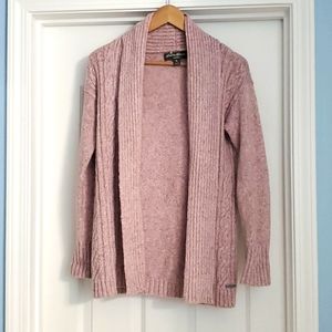 Eddie Bauer pink shrug size S
